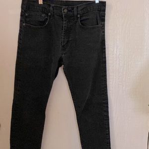 Levi 512 32x30 black jeans 27” inseam mens